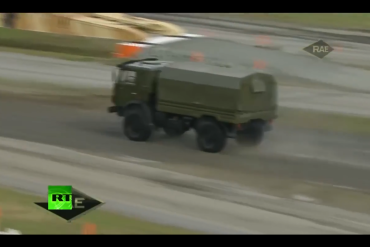 KAMAZ trucks on Russia Arms Expo 2015